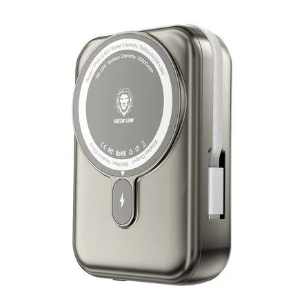 پاوربانک موناکو 20000 میلی آمپری گرین لاین Monaco MagSafe ۲۰۰۰۰mAh GNMPB20KTCGD