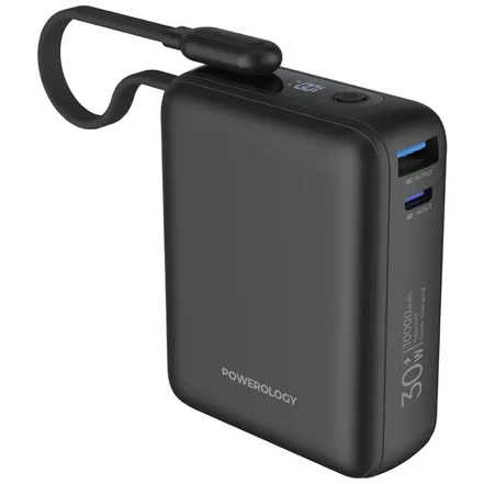 پاوربانک 10000 میلی آمپری پاورولوژی Powerology Montreal 10000mAh Power Bank