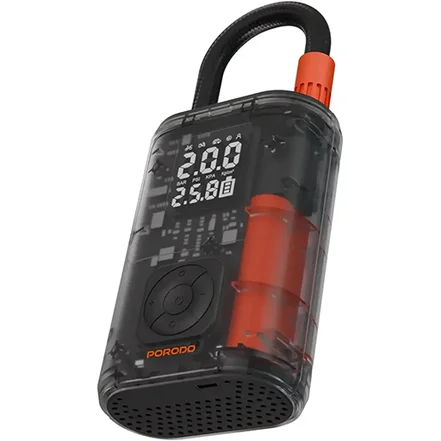 پمپ باد شارژی Vyrox پرودو Porodo Vyrox Car Tire Inflator PDGA05BK