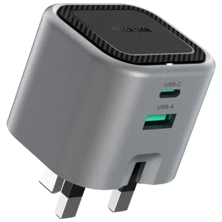 آداپتور شارژ GaN گرین لاین Green Lion Premium Series GaN Charger UK Plug PD 45W