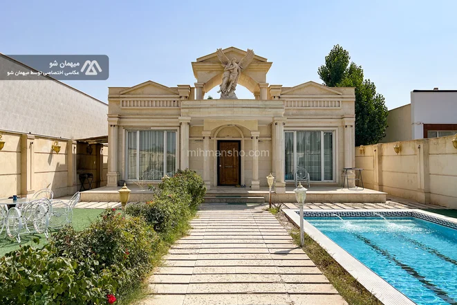 ویلا دوخواب استخردار عمارت فرشته در چهارباغ