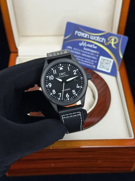 ساعت مچی مردانه ای دبلیو سی‌ اتوماتیک  فول مشکی   IWC Schaffhausen mark xx