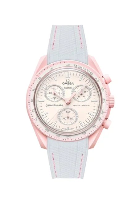 ساعت امگا سواچ ماموریت به ونوس بند رابر Omega Swatch