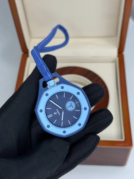 ساعت کپی AP Swatch مدل Royal Pop سورمه ای قاب آبی
