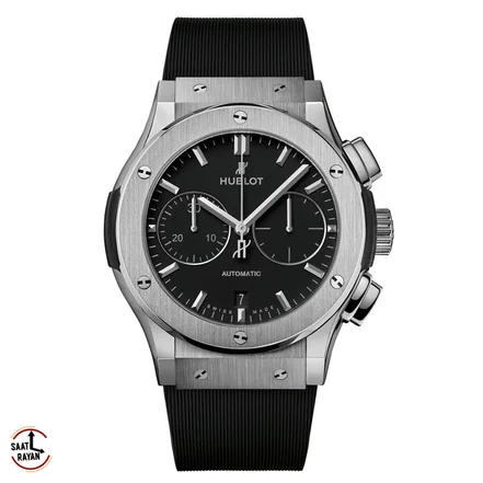 ساعت مچی هابلوت مردانه مدل بیگ بنگ سیلور بند رابر کرنوگراف HUBLOT BIGBANG 1414