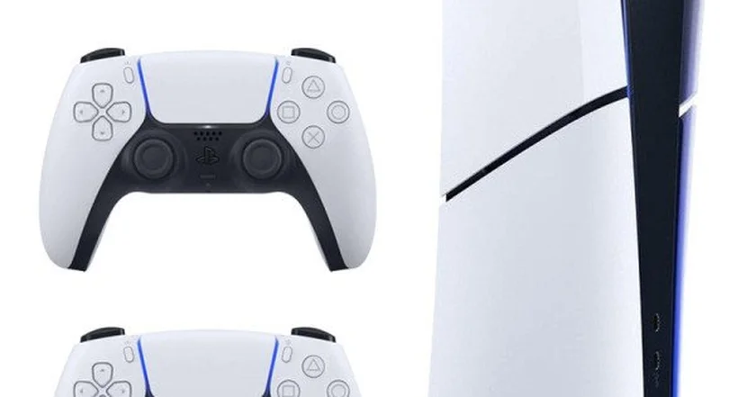 کنسول بازی سونی مدل PlayStation 5 Slim Digital Edition ظرفیت یک ترابایت ریجن 2000 آسیا به همراه دسته اضافه
