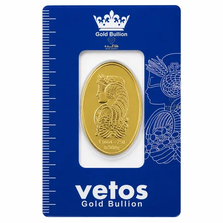 <em>طلا</em> گرمی 18 عیار 0.5 گرم – 500 سوت – وتوس مدل ملکه