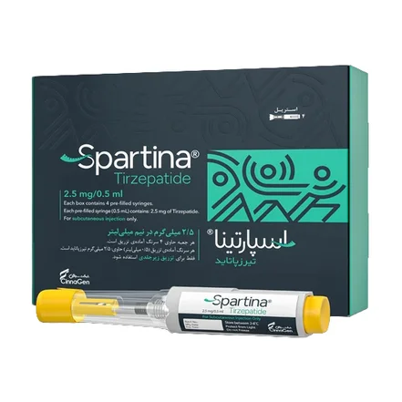 سرنگ آماده تزریق اسپارتینا 2.5 میلی گرم (4 عددی) + ویزیت رایگان پزشک