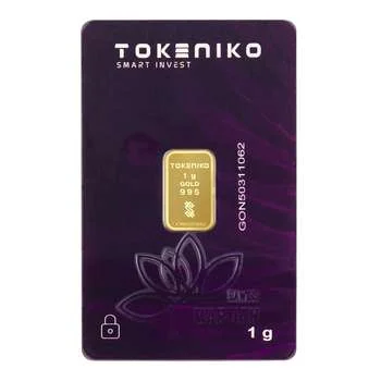 شمش طلا 24 عیار توکنیکو مدل GON-1