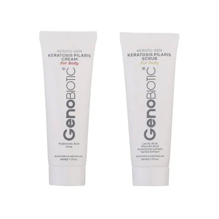 اسکراب و کرم کنترل کننده پوست مرغی ژنو بایوتیک