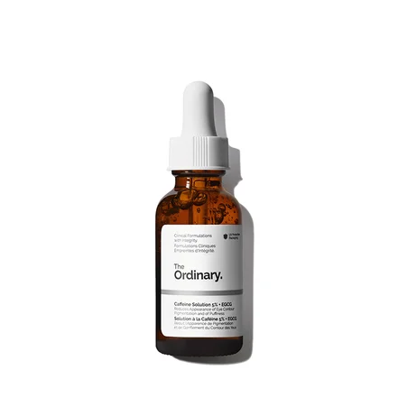 سرم دور چشم ضد پف کافئین سولوشن + ای جی سی جی  5% اوردینری