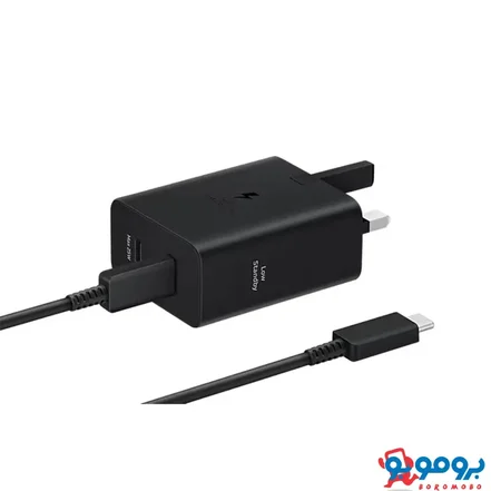 شارژر دیواری 50 وات سامسونگ مدل EP-T5020 Low Standby | به همراه کابل دو سر تایپ سی 1.8 متر | سه‌پین | اورجینال | ساخت ویتنام