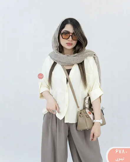 شومیز سیلک پاگون 6780