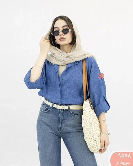 شومیز برش دار 9588