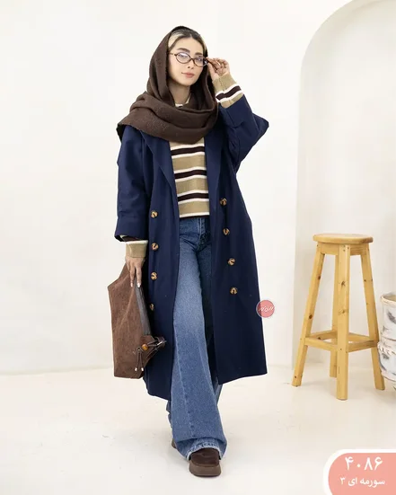 مانتو بلند ساینا ۴۰۸۶