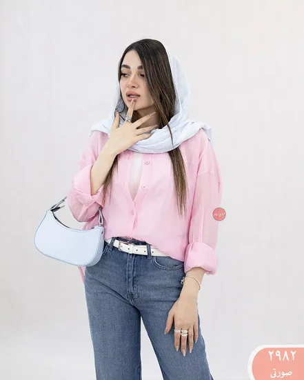 شومیز شیشه ای مداد رنگی 2982