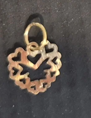 <em>طلا</em> ۱۸ عیار پلاک قلب گالری <em>طلای</em> اف ام