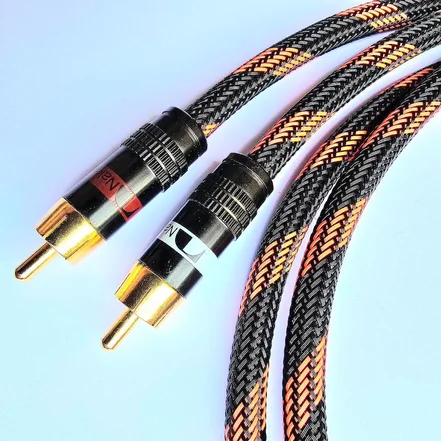 کابل ۱ به ۱ RCA حرفه ای (مناسب ساب ووفر) Nakamichi