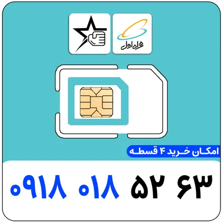 سیم کارت رند همراه اول 0918.018.5263 - سیم کارت رند اعتباری 0918