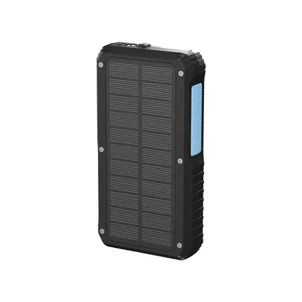 پاوربانک خورشیدی وایرلسی ۲۰۰۰۰ پاورولوژی Powerology Solar Wireless Charging Power Bank PPBCHA76 – مشکی