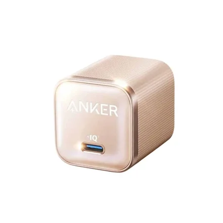 شارژر دیواری انکر ۴۵ وات مدل Anker Nano USB-C Plug  A2692رنگ طلایی