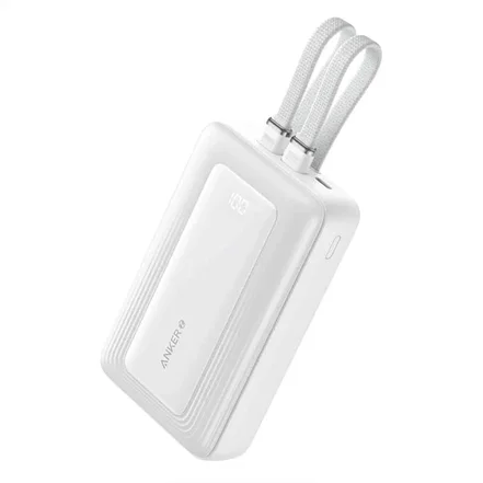 پاور بانک انکر ۲۰۰۰۰ میلی آمپر ۳۰ وات مدل Anker Zolo Power Bank A1681 رنگ سفید