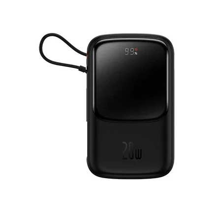 پاوربانک 20 وات بیسوس مدل Qpow Pro PPQD060001 ظرفیت 10000 میلی آمپر ساعت