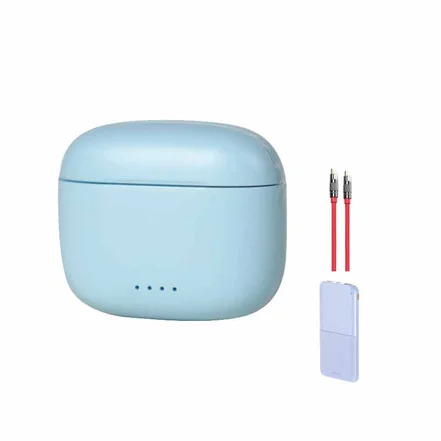 هدفون بلوتوثی ریمکس مدل CozyBuds 2E + پاوربانک ریمکس مدل RPP-23 + کابل مدل Wefon RC-C055 کد (VAL004)