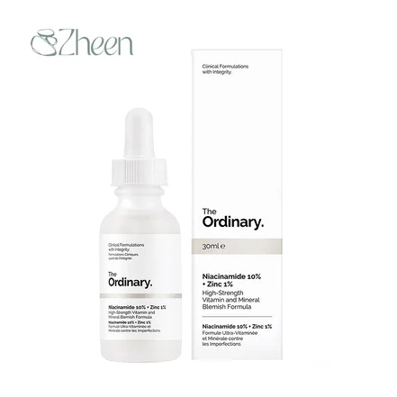 سرم ضد جوش اوردینری حاوی نیاسینامید 10% و زینک 1% حجم 30میل