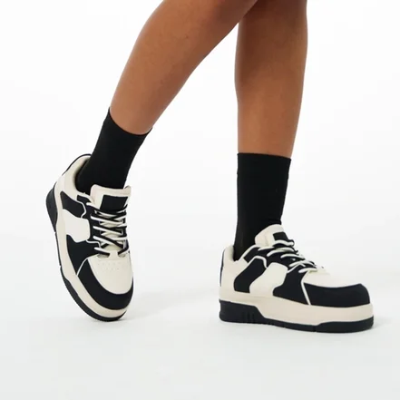 کفش کتونی زنانه رزمری مدل  sh5056-BLACK/WHITE