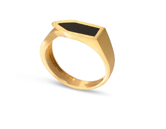 انگشتر طلا مردانه کرواتی