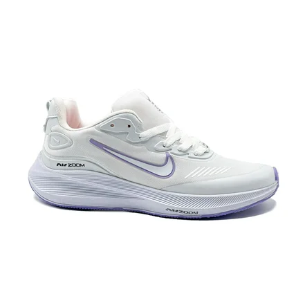کفش و کتانی اسپرت زنانه مدل نایک زوم NIKE_ZOOM رنگ سفید یاسی کد 41888