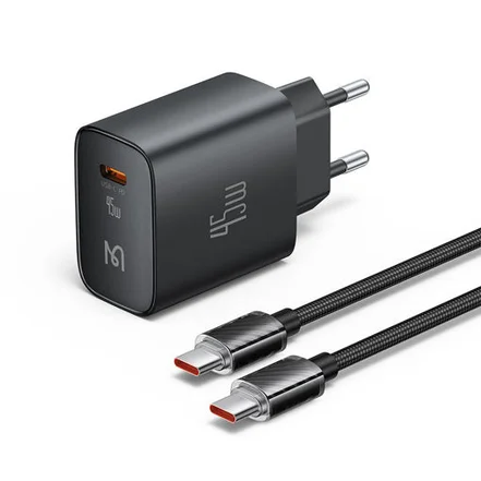 شارژر دیواری مک دودو Mcdodo CH-5080 توان 45 وات + کابل تایپ سی