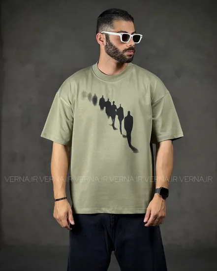 تیشرت مردانه باکسی SHADOW