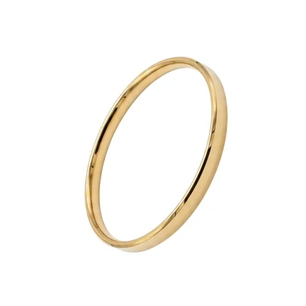 النگو آیینه‌ای طلا 18 عیار سایز 1 قطر 5 کد 149|1780