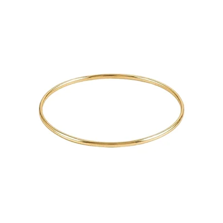 النگو آیینه‌ای طلا 18 عیار سایز 3 قطر 1 کد 029|4659