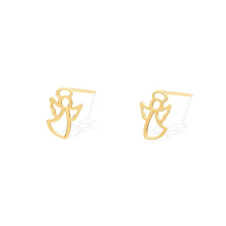 گوشواره طلا 18 عیار طرح انجل