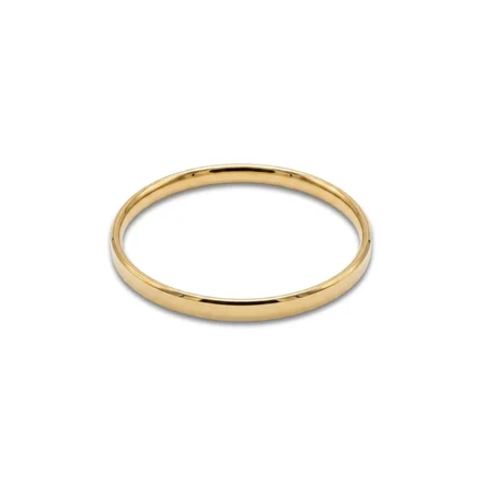 النگو آیینه‌ای طلا 18 عیار سایز 2 قطر 5 کد 149|8466