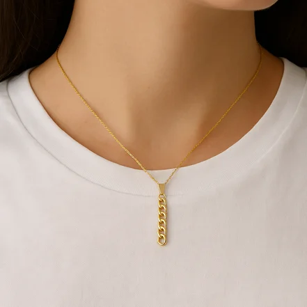 پلاک طلا 18 عیار آویز طرح کارتیه کد 036|2707