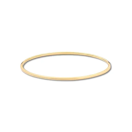 النگو آیینه‌ای طلا 18 عیار سایز 2 قطر 1 کد 029|2496