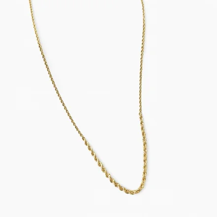 گردنبند طلا 18 عیار طرح کنیک(conic) کد 031|5826
